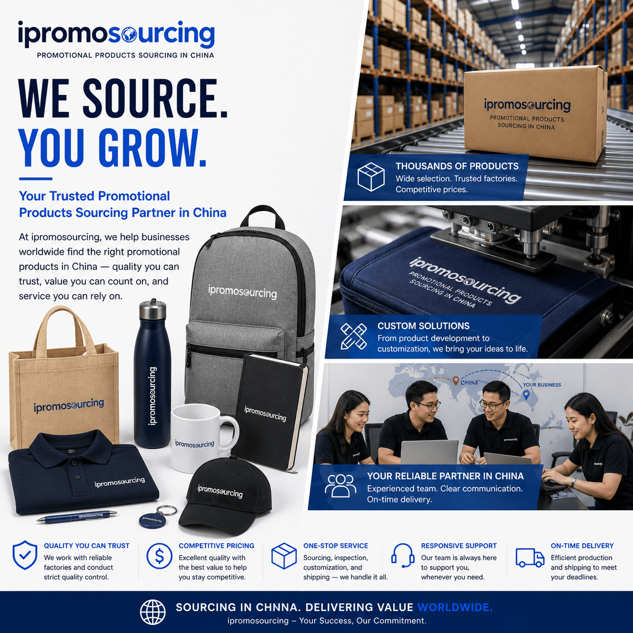 Ipromosourcing team — your China sourcing partner for promotional products